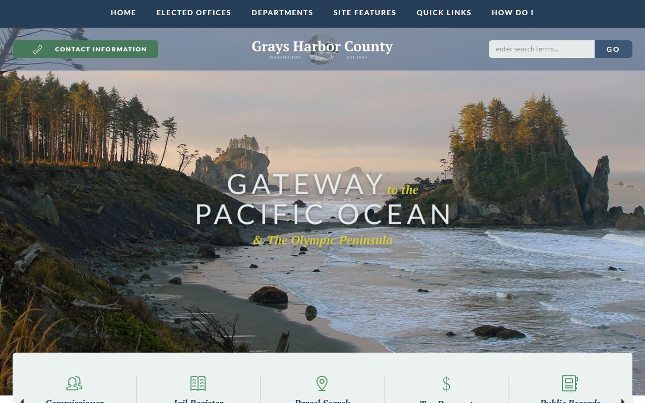 Grays Harbor County homepage for busted mugshots and arrest records