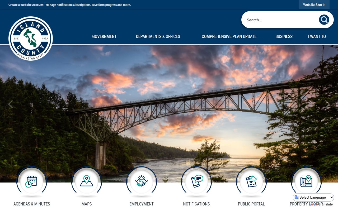 Island County homepage for busted mugshots and arrest records